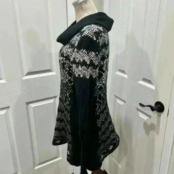 Free People snow fox fireside wool turtleneck long sweater w fitted slee… - Picture 4 of 7